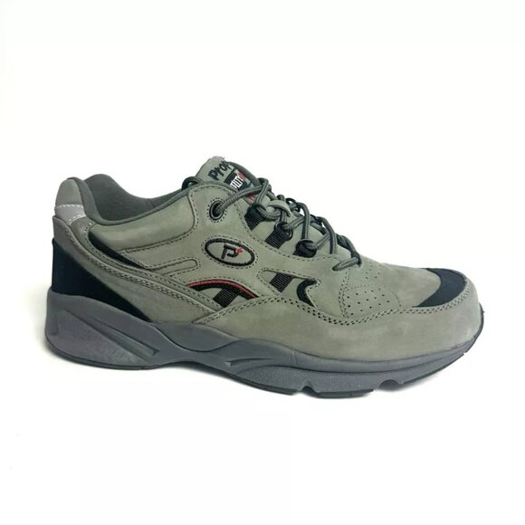 Propet Mens Stability Walker Sneaker Grey Size 10 EEE - Picture 1 of 6